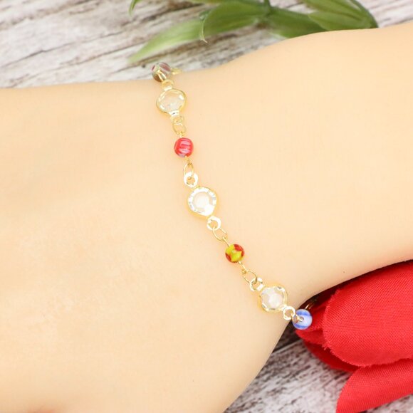 "Trendy Bracelet for Girls & Women – Cute, Adjustable & Gift-Ready | MLCRC1170 - Picture 7 of 10